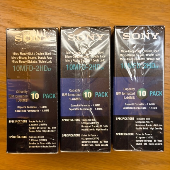 Sony Floppy Disks (1.44Mb HD) 3x10 pack (30 total) - Picture 4 of 4